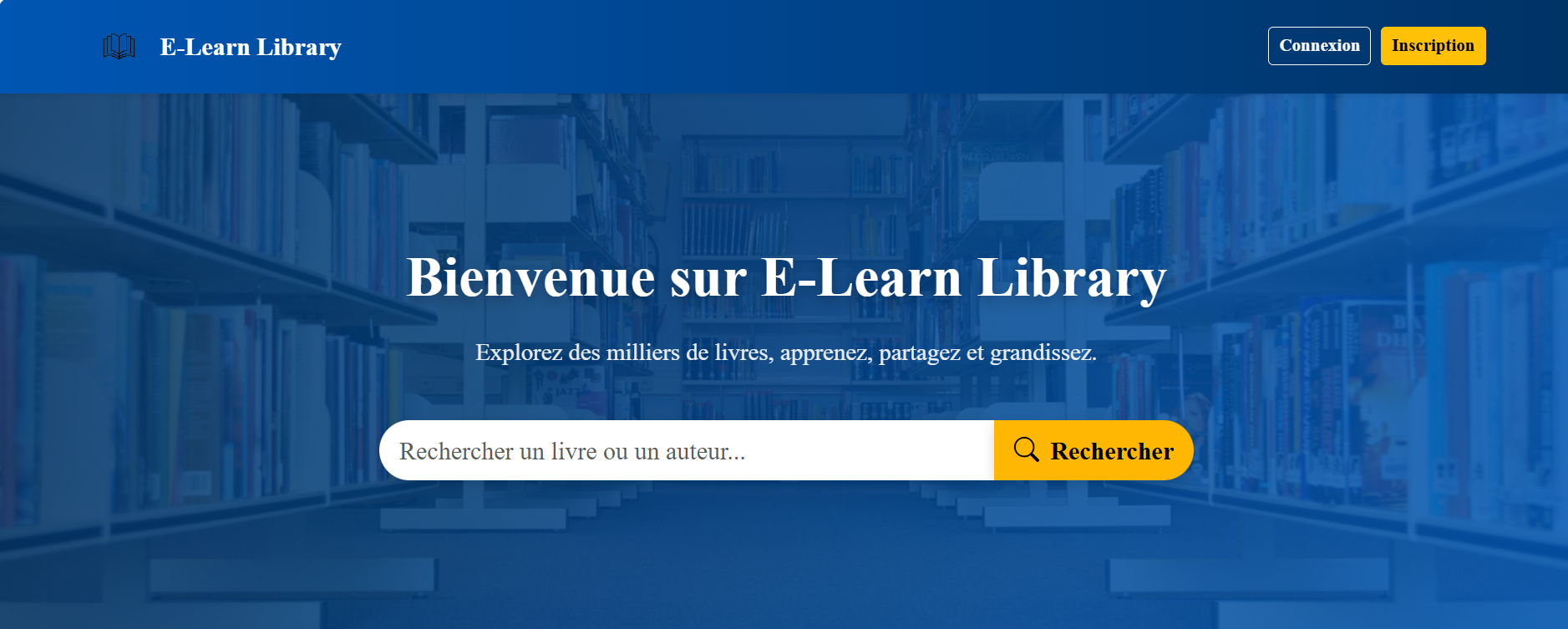 Aperçu Bibliothèque Numérique